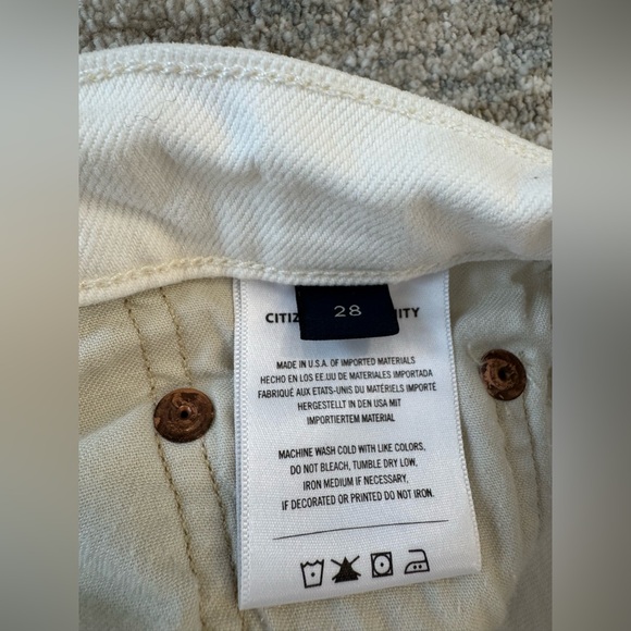 Citizens Of Humanity Cream Denim - Picture 5 of 10